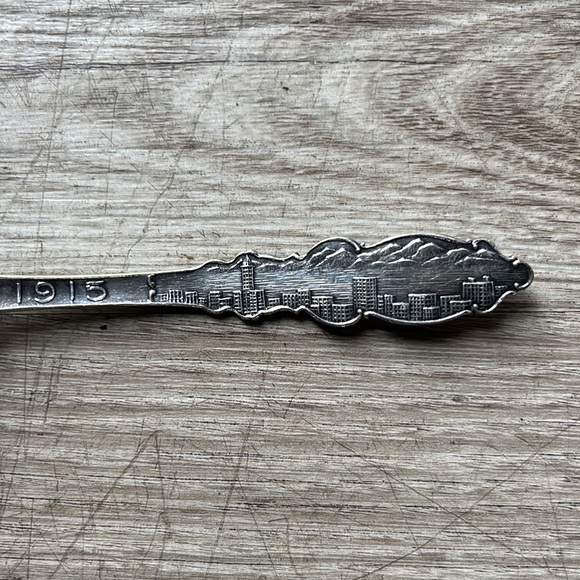 Seattle Union Savings Trust Company Antique Silver Plated Spoon - Picture 7 of 7